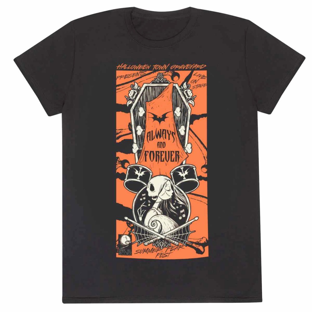 Disney The Nightmare Before Christmas - Always And Forever Herren T-Shirt - Schwarz